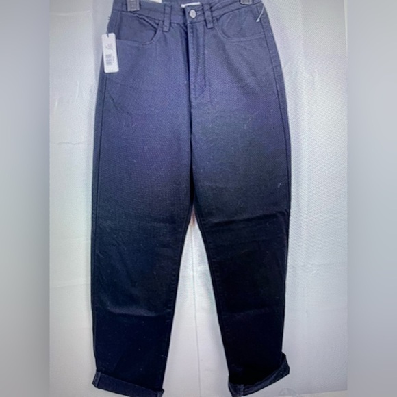 We Wore What Womens Straight Leg High Waist Black Jeans Size 27 NWT - Picture 1 of 11
